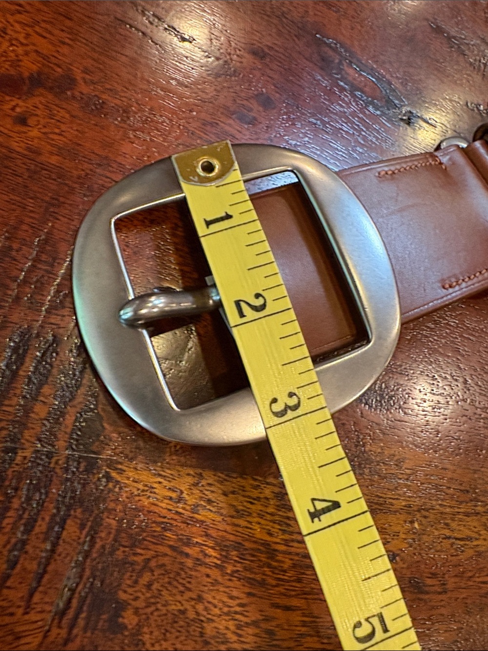 Ralph Lauren Collection FA19 Equestrian Leather Utility Pouch Metal Chain Belt M - Picture 13 of 15